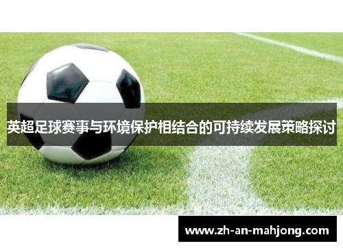 英超足球赛事与环境保护相结合的可持续发展策略探讨 英超足球赛事与环境保护相结合的可持续发展策略探讨