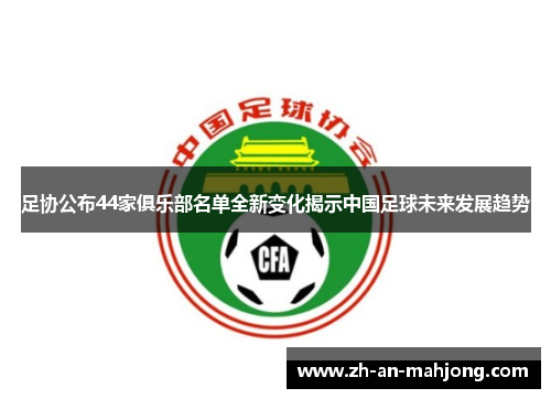 足协公布44家俱乐部名单全新变化揭示中国足球未来发展趋势